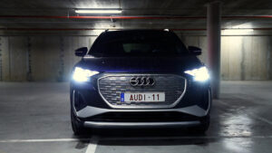 audi Q4 etron night drive