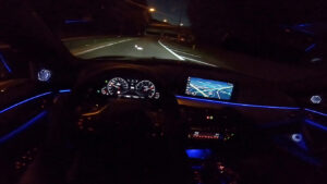 BMW M5 night