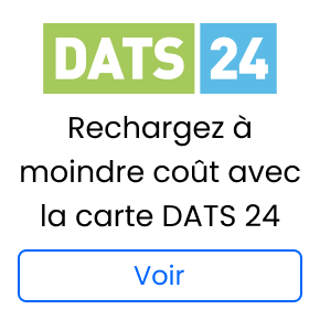 Rechargez à moindre coût avec la carte DATS 24
