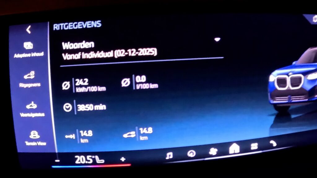 BMW X3 PHEV maximale rijjbereik