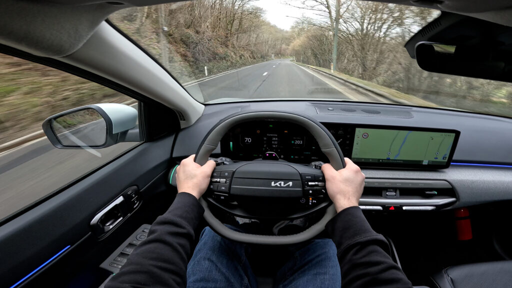 Kia EV4 Hatchback Long Range rijbereiktest gewestwegen