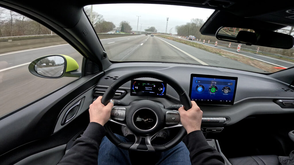 BYD DOLPHIN SURF rijbereik autosnelweg