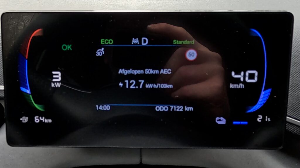 rijbereik gewestwegen BYD Dolphin Surf